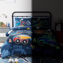 Conjunto de edredom Kaleido Space Full Kids Glow in The Dark Conjunto de edredom Kaleido Space Full Kids Glow in The Dark