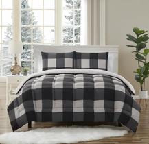 Conjunto de Edredom King Sweet Home Collection - Estampa Buffalo Plaid