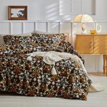 Conjunto de edredom LifeTB Vintage Floral Paisley em tamanho real Conjunto de edredom LifeTB Vintage Floral Paisley em tamanho real