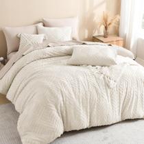 Conjunto de edredom Litanika Queen Beige, 3 peças com fronhas Conjunto de edredom Litanika Queen Beige, 3 peças com fronhas