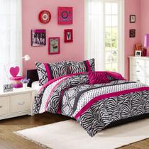 Conjunto de edredom Mi Zone Fun Bedroom Decor Full/Queen Size