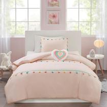 Conjunto de edredom Mi Zone Kids Tessa para meninas queen size rosa Conjunto de edredom Mi Zone Kids Tessa para meninas queen size rosa
