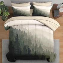 Conjunto de Edredom Pamnest Queen 7 Peças Pinheiro da Montanha