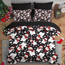 Conjunto de edredom Pamnest Queen Size Christmas Snowman Winter Conjunto de edredom Pamnest Queen Size Christmas Snowman Winter