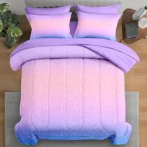 Conjunto de edredom Pamnest Twin Size com lençol de cama, 5 peças com tema espacial Conjunto de edredom Pamnest Twin Size com lençol de cama, 5 peças com tema espacial