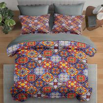 Conjunto de edredom Panest Queen Size Mexican Talavera Ceramic Conjunto de edredom Panest Queen Size Mexican Talavera Ceramic