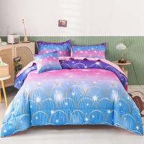 Conjunto de edredom RYNGHIPY Mermaid Queen Size com 6 peças Conjunto de edredom RYNGHIPY Mermaid Queen Size com 6 peças