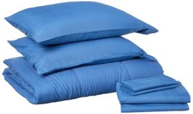 Conjunto de edredom Sweet Home Collection, 7 peças, azul royal completo
