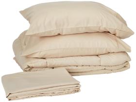 Conjunto de edredom Sweet Home Collection Beige Twin XL 5 peças