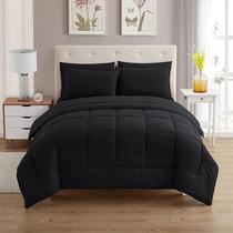 Conjunto de edredom Sweet Home Collection de 7 peças Black Queen Conjunto de edredom Sweet Home Collection de 7 peças Black Queen