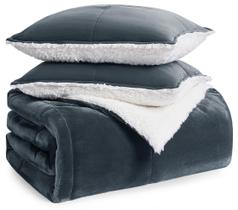 Conjunto de edredom UGG Blissful King Reversible Fluffy para toda a temporada