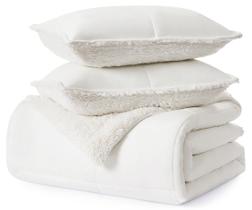 Conjunto de edredom UGG Blissful King Reversible Snow King Size