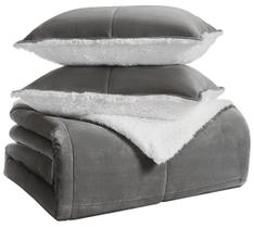 Conjunto de edredom UGG Blissful King Size Silky Smooth Seal