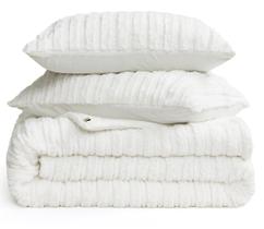 Conjunto de edredom UGG Kenzie Full/Queen com 2 fronhas Snow