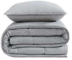 Conjunto de Edredom UGG Leonora Twin/Twin XL - 2 Peças - Cinza