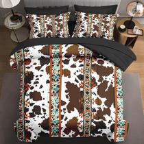 Conjunto de edredom WeCozy King Size, 7 peças com fronhas e fronhas
