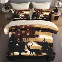 Conjunto de edredom WeCozy Twin Size com fronha e capa, 5 peças