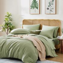Conjunto de edredom WRENSONGE Queen Sage Green com 7 peças