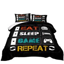 Conjunto de edredom Z.Jian HOME Edredom Gaming para meninos e adolescentes completo