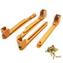 Conjunto de elevador de cerca de berço SpzCdza Brown Plastic 22,5 x 2,6 x 1,6 cm Conjunto de elevador de cerca de berço SpzCdza Brown Plastic 22,5 x 2,6 x 1,6 cm