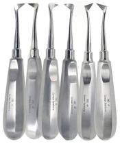 Conjunto de Elevadores Dentais A2Z SCILAB Cryer Seldin Aço Inoxidável