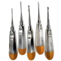 Conjunto de Elevadores Luxadores Dentais A2Z SCILAB Aço Inoxidável 5 peças Conjunto de Elevadores Luxadores Dentais A2Z SCILAB Aço Inoxidável 5 peças