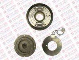 Conjunto de Embreagem do Compressor Denso 10P15 MB 1938 24V Polia 9pk 145mm