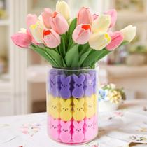 Conjunto de enchimento de vasos ORIENTAL CHERRY Easter Peeps Bunnies x45