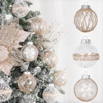 Conjunto de enfeites de bola de Natal XmasExp 70 mm/2,76 polegadas 12 unidades
