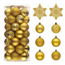 Conjunto de enfeites de decoração de árvore de Natal Valery Madelyn 50ct Conjunto de enfeites de decoração de árvore de Natal Valery Madelyn 50ct