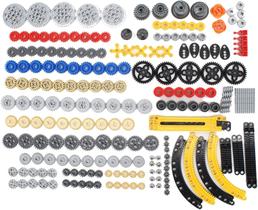 Conjunto de engrenagens SEEMY 233 unidades para peças Lego Technic com braço de elevação e pinos Conjunto de engrenagens SEEMY 233 unidades para peças Lego Technic com braço de elevação e pinos