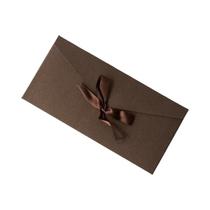 Conjunto De Envelope De Papel Perolado Criativo Retro Com Laço Grosso 10 Peças Para Convites De