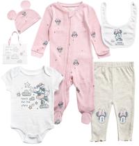 Conjunto de enxoval para presente Disney Mickey Minnie Mouse 0-6M 7 peças