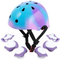 Conjunto de equipamentos de proteção: capacete de bicicleta infantil DINILEMU para 3-8 anos Conjunto de equipamentos de proteção: capacete de bicicleta infantil DINILEMU para 3-8 anos
