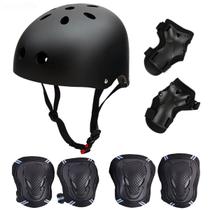 Conjunto de equipamentos de proteção: capacete de skate Besmall para adulto