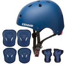 Conjunto de equipamentos de proteção CELOID Kids Helmet Pad Set 8-14 anos Conjunto de equipamentos de proteção CELOID Kids Helmet Pad Set 8-14 anos