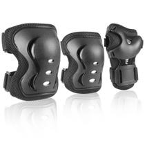Conjunto de equipamentos de proteção JBM, joelheiras e cotoveleiras para crianças e adultos