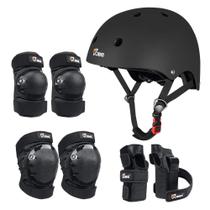 Conjunto de equipamentos de proteção JBM para andar de skate para adultos e crianças