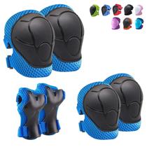 Conjunto de equipamentos de proteção: joelheiras e cotoveleiras CKE para crianças Conjunto de equipamentos de proteção: joelheiras e cotoveleiras CKE para crianças