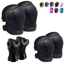 Conjunto de equipamentos de proteção: joelheiras e cotoveleiras CKE para crianças Conjunto de equipamentos de proteção: joelheiras e cotoveleiras CKE para crianças