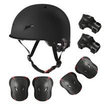 Conjunto de equipamentos de proteção Seed Alarm Skateboard Bike Helmet Kids Conjunto de equipamentos de proteção Seed Alarm Skateboard Bike Helmet Kids