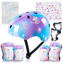 Conjunto de equipamentos de proteção Unicorn Catcher Kids Helmet 3-8 anos