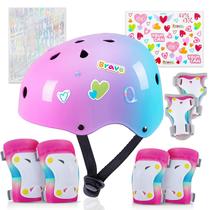 Conjunto de equipamentos de proteção Unicorn Catcher Kids Helmet 3-8 anos Conjunto de equipamentos de proteção Unicorn Catcher Kids Helmet 3-8 anos