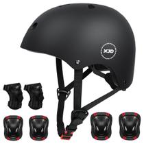 Conjunto de equipamentos de proteção XJD Kids Bike Helmet para 3-14 anos