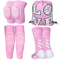 Conjunto de equipamentos de vôlei Popuid com joelheiras, manguitos e meias