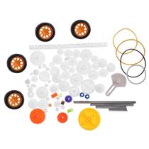 Conjunto de equipamentos Walfront 78 peças de plástico Spindle Worm para brinquedo robótico