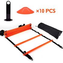 Conjunto de escada de treinamento Dilwe Speed & Agility com escada de 19 pés