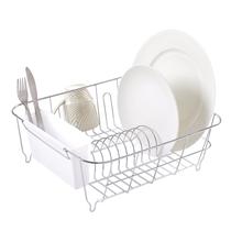 Conjunto de escorredor de pratos Sweet Home Collection White (pacote com 12)