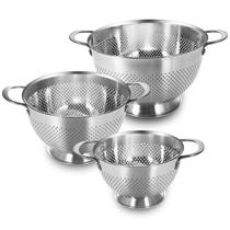 Conjunto de Escorredores EWFEN em Aço Inoxidável 1,5-3-5 qt