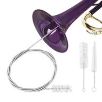 Conjunto De Escova De Limpeza De Trompete, Corda De Nylon, Kit De Remoção De Poeira, Acessórios Para